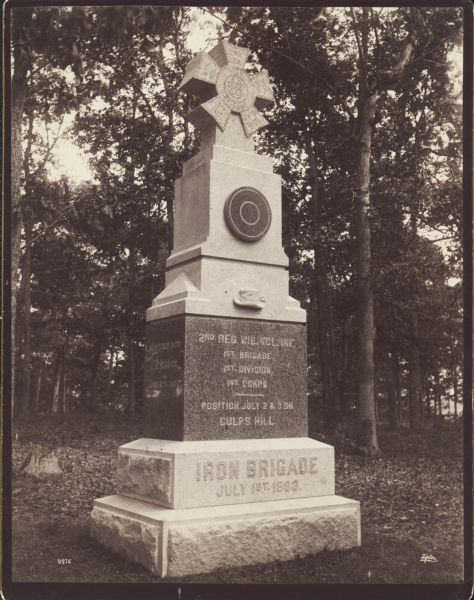 Iron Brigade Monument: Gettysburg, Iron Brigade monument.